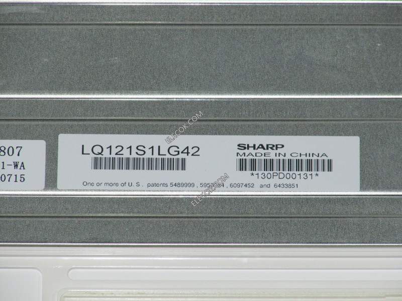 LQ121S1LG42 12,1" a-Si TFT-LCD Panel para SHARP 