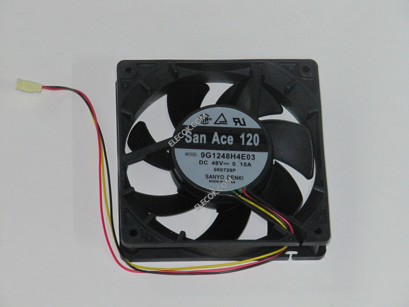 Sanyo 9G1248H4E03 48V 0,1A 3 cable Enfriamiento Fan.jpg 