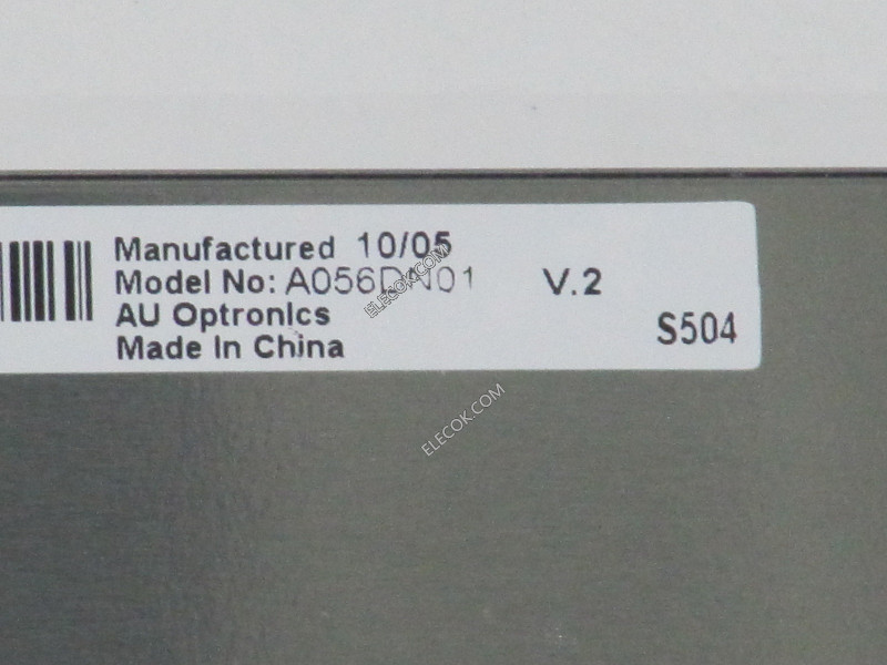 A056DN01 V2 5,6" a-Si TFT-LCD Panneau pour AUO 
