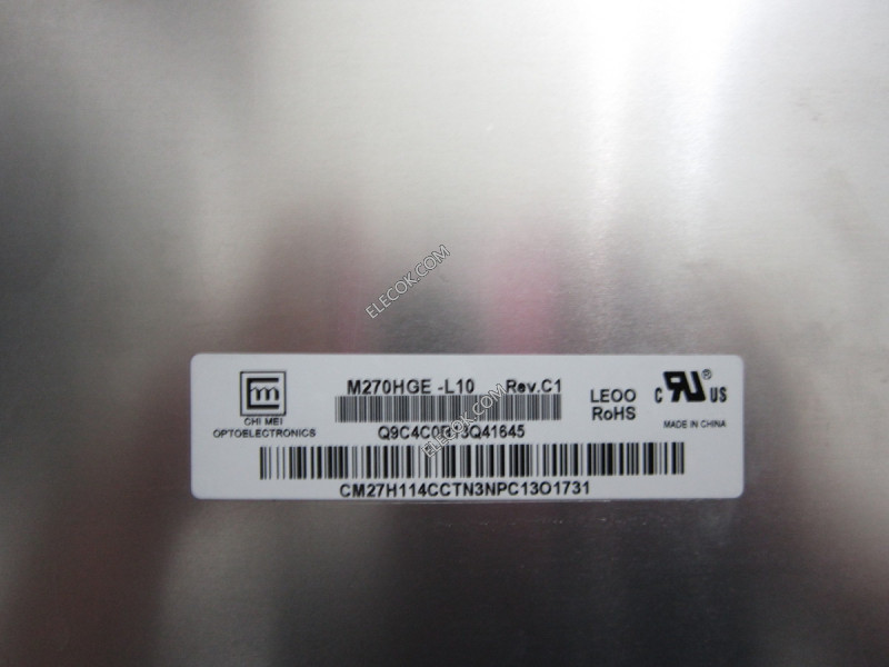 M270HGE-L10 27.0" a-Si TFT-LCD Pannello per CHIMEI INNOLUX 