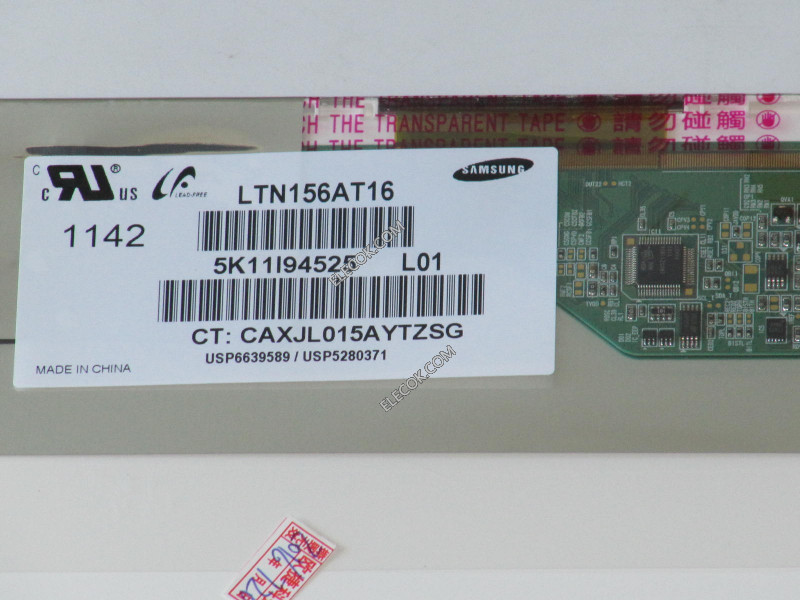 LTN156AT16-L01 15,6" LCD Platte 