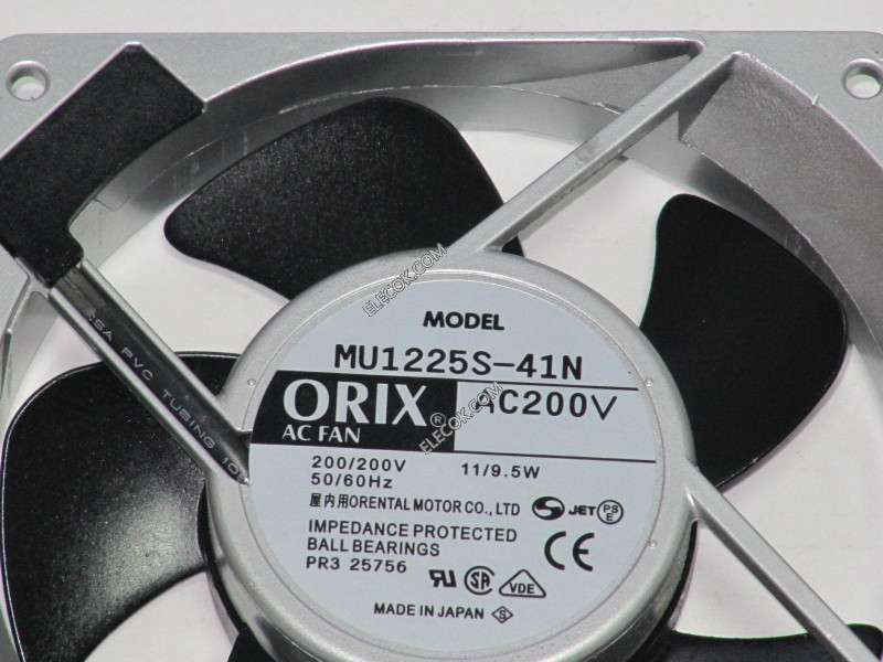 ORIX MU1225S-41N 200V Cooling Fan