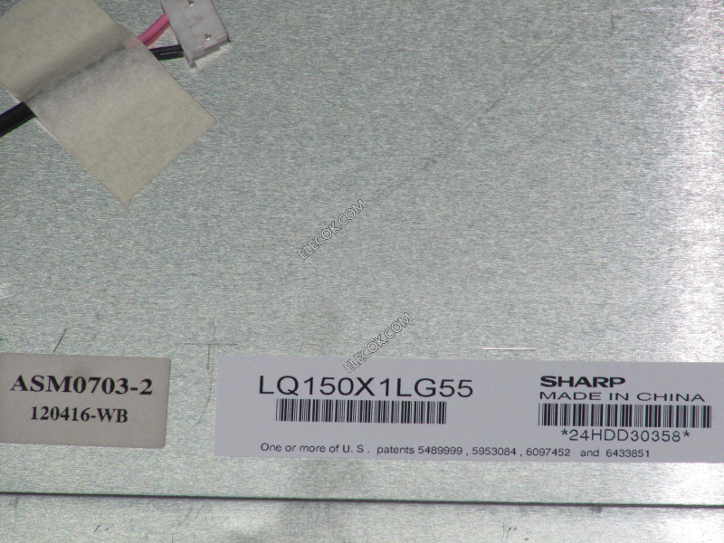LQ150X1LG55 Sharp 15.0" LCD usado but testado boa stock offer 