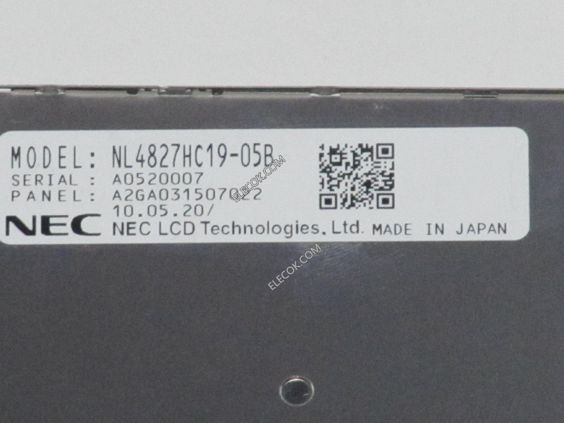 NL4827HC19-05B 4,3" a-Si TFT-LCD Panel for NEC 
