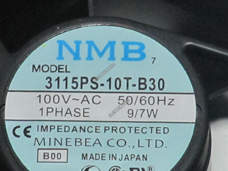 NMB lüfter AC8038 3115PS-10T-B30 100V 