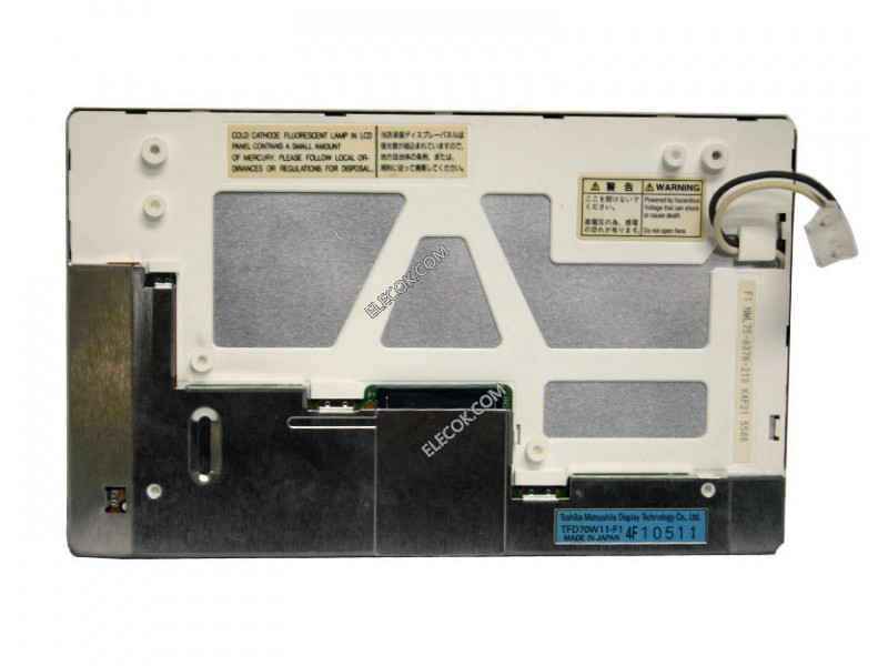 TFD70W11-F1 7.0" a-Si TFT-LCD Painel para TOSHIBA 