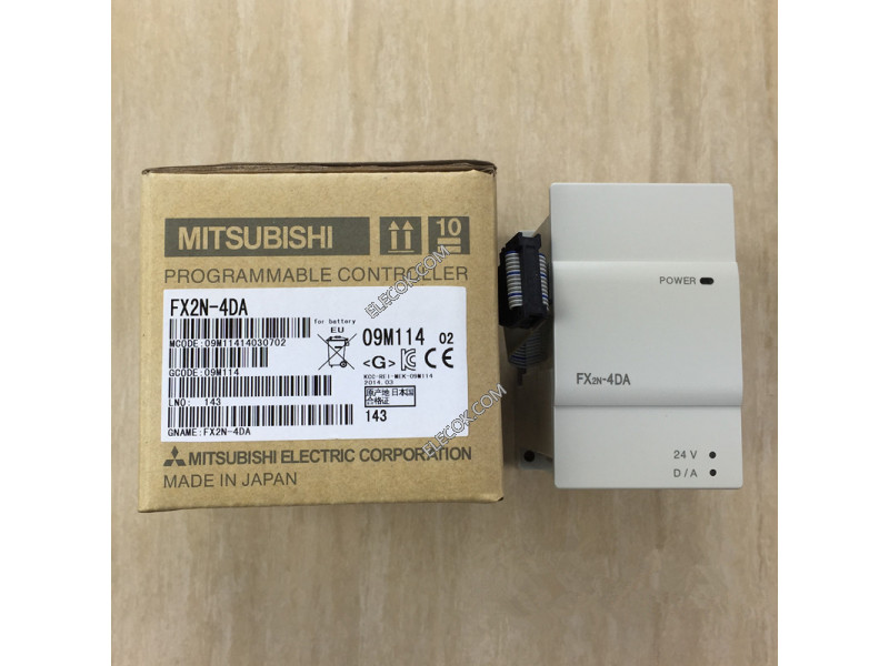 1PCS Used Mitsubishi PLC Module FX2N-4DA Tested 