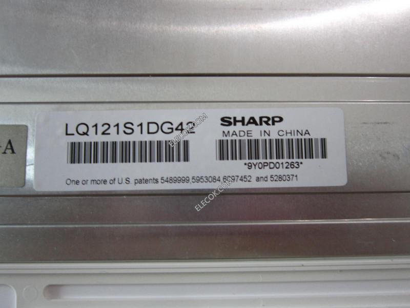 LQ121S1DG42 12,1" a-Si TFT-LCD Paneel voor SHARP 