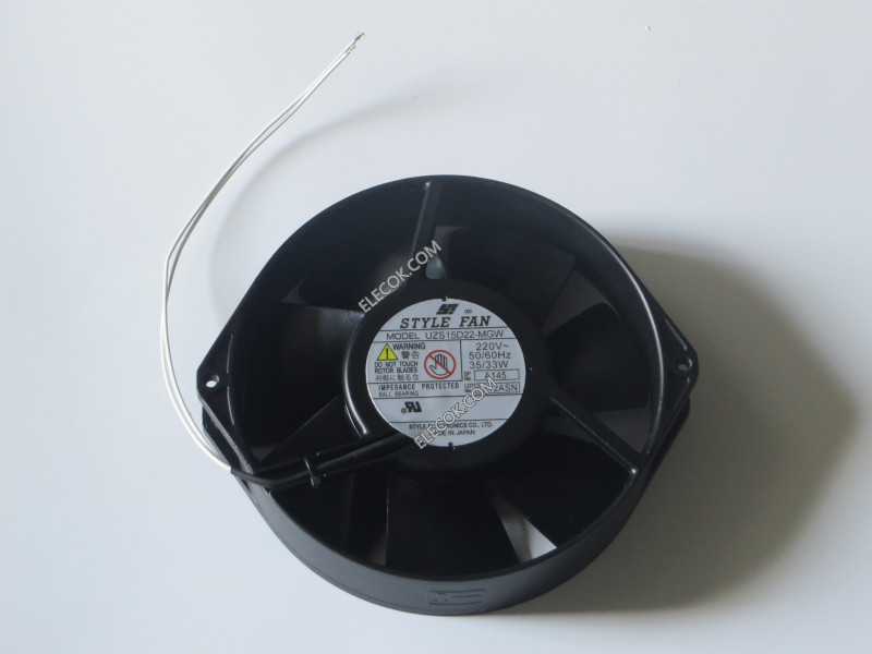 STYLE UZS15D22-MGW 220V 35/33W Cooling Fan without connector