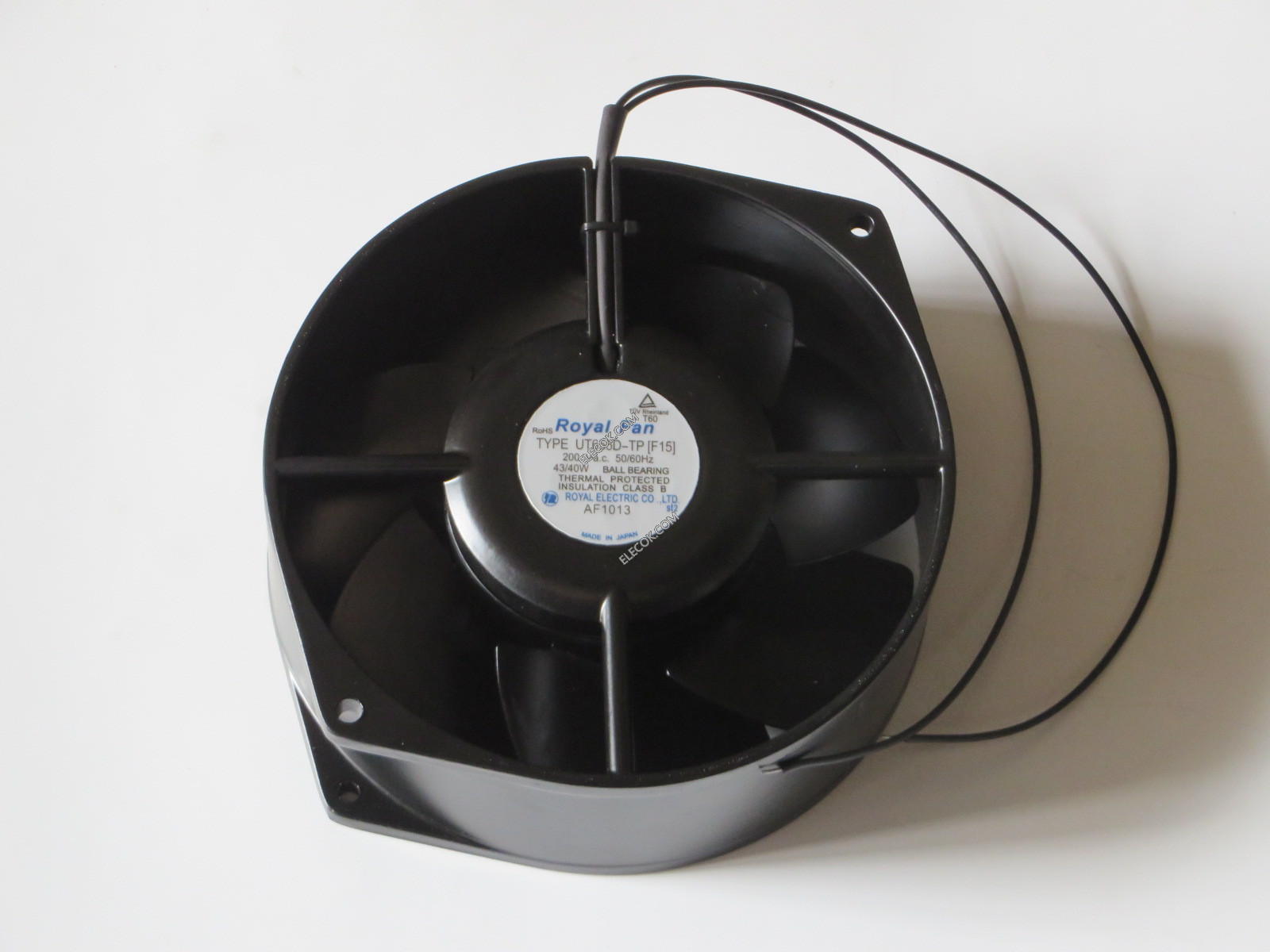 40W metal high temperature fan ROYALFAN 200V43 F15 for UT655D-TP