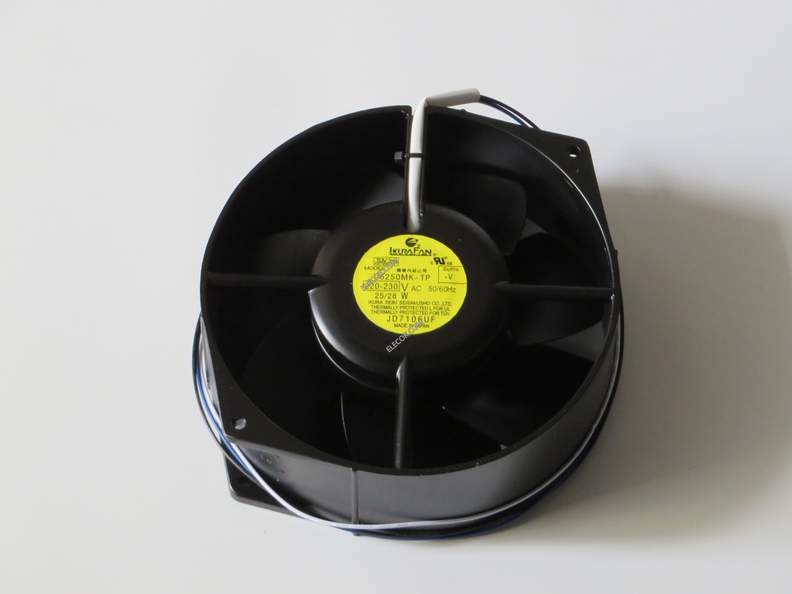 IKURA FAN U6250MK-TP 220/230V 25/28W 3wires Cooling Fan, refurbished