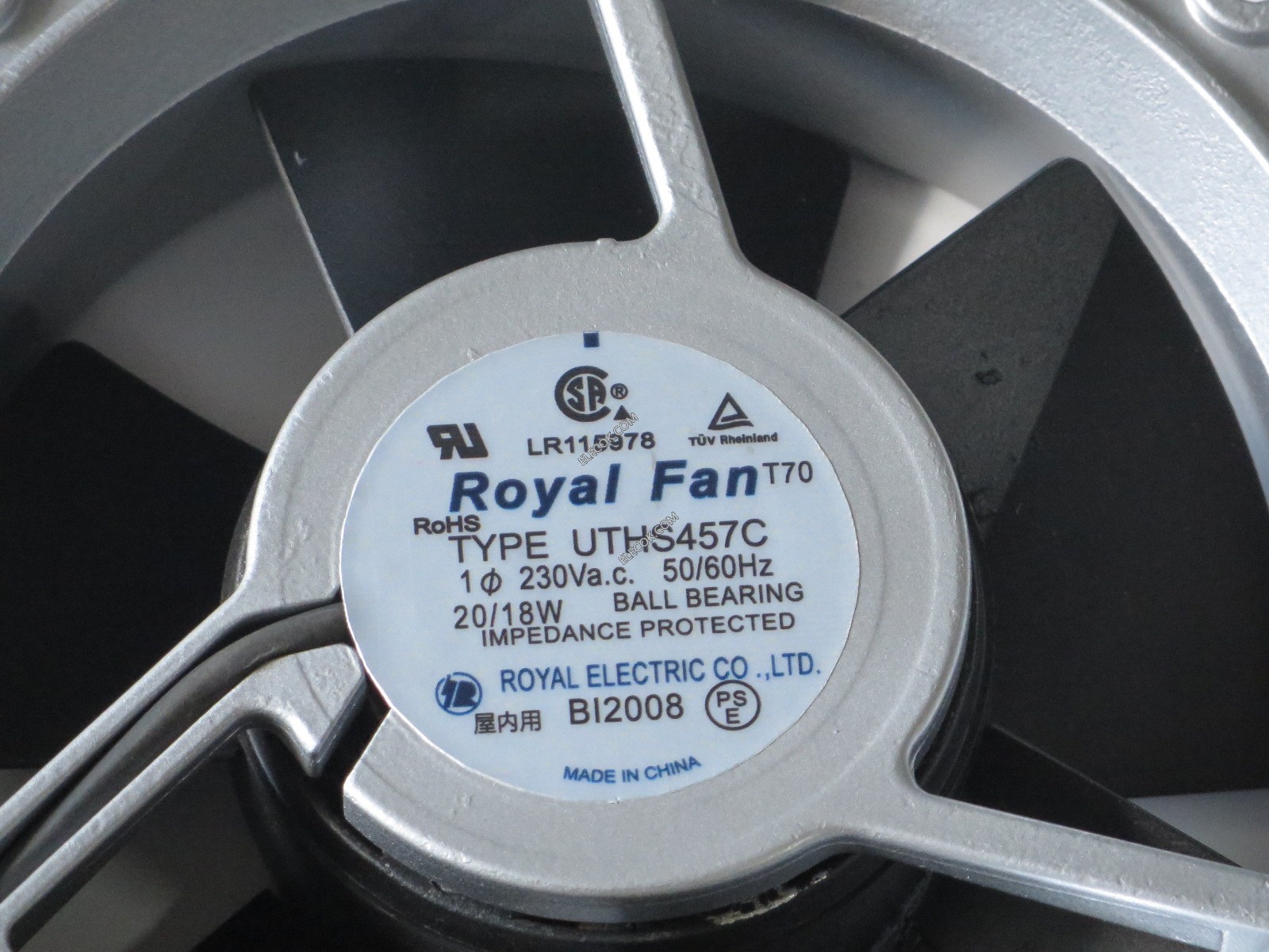 Royal Fan UTHS457C 230VAC 20/18W 120*120*38MM high-temperature fan #MD50 QL 