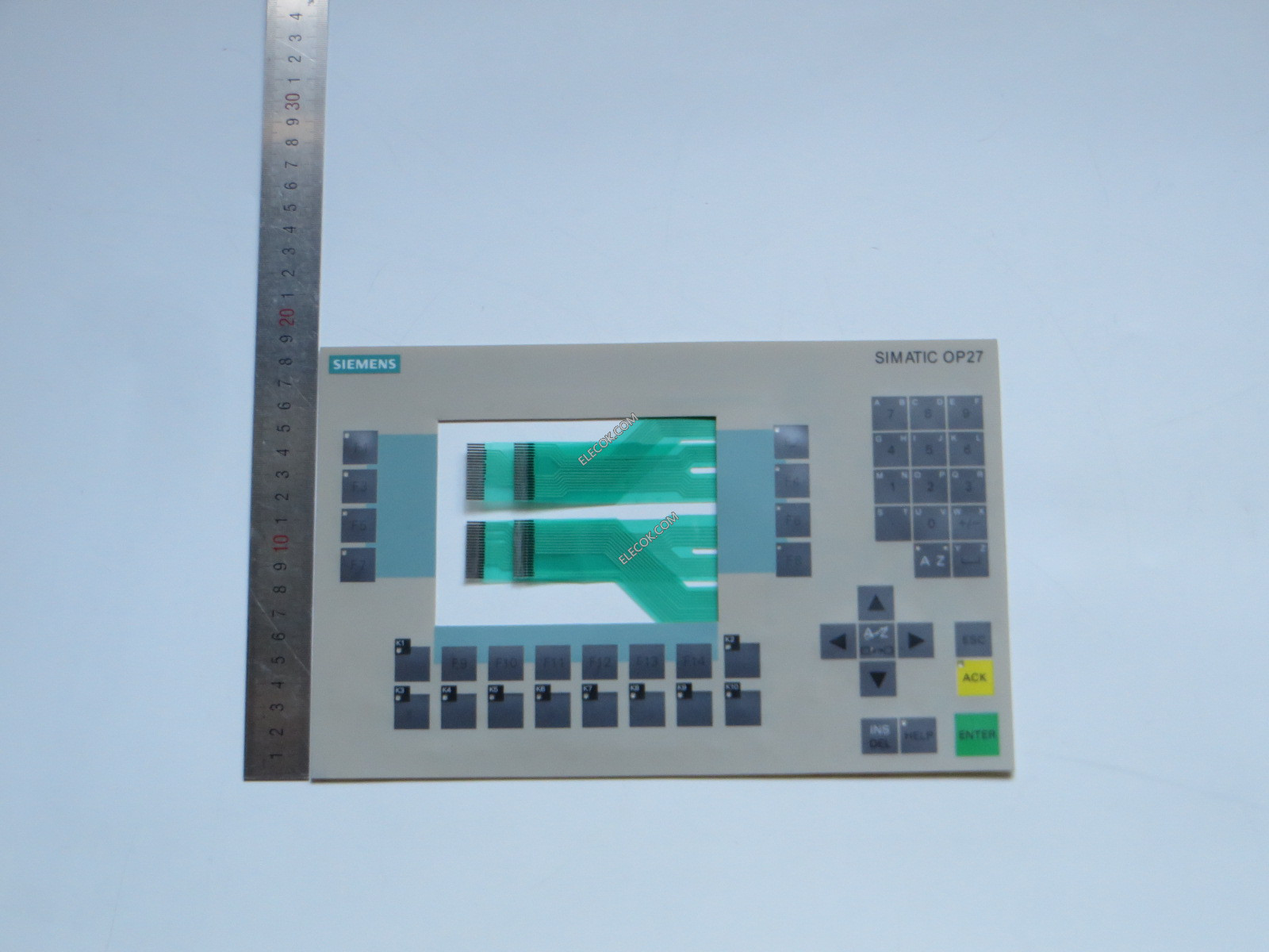 For Siemens OP27 6AV3 627-1JK00-1AX0 membrane keyboard with light