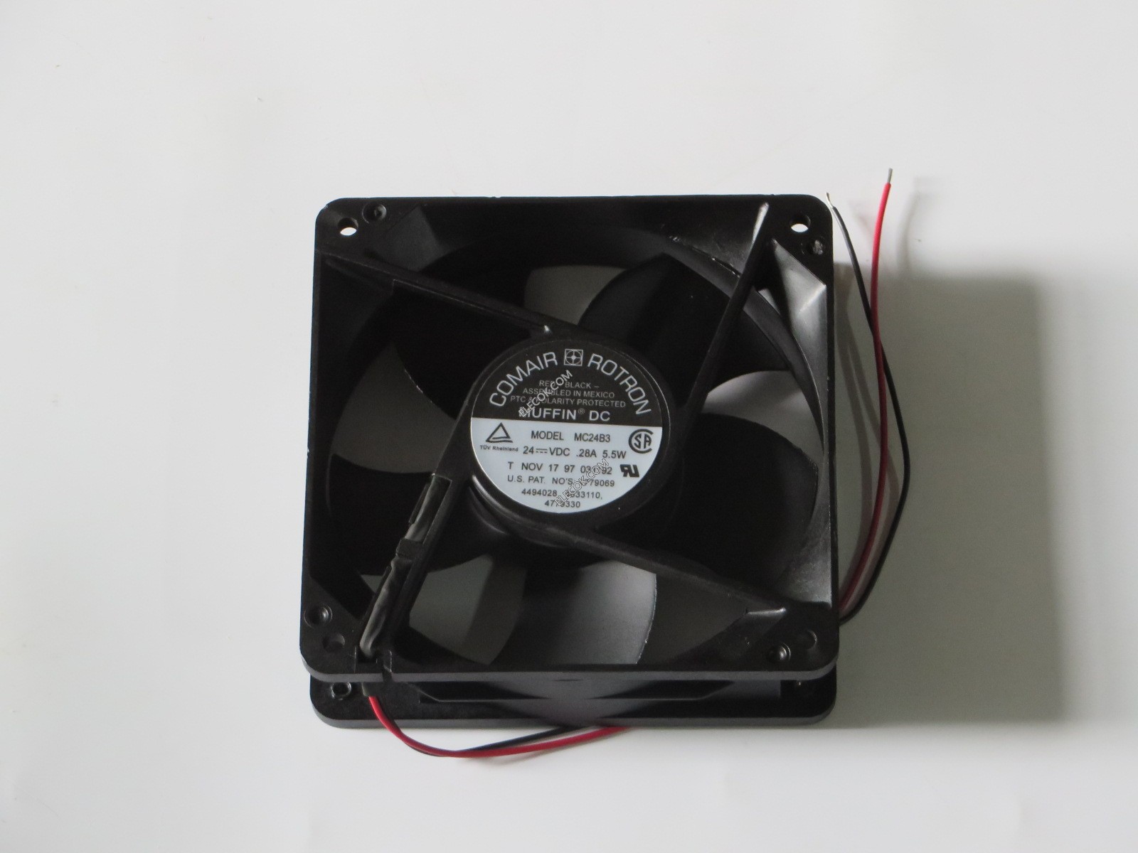Details about   COMAIR ROTRON MC24B7 24VDC 120mmx120mmx32mm COOLING FAN FREE SHIPPING USED 