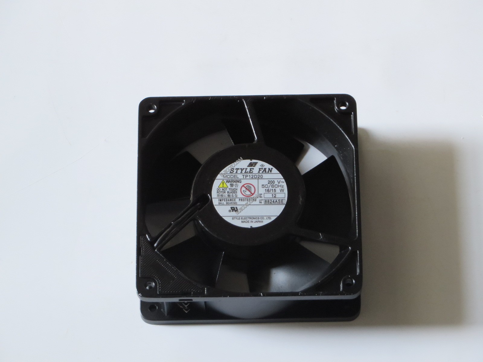 WARRANTY # S15F20-ZMG Style Electric Fan 200V 37/34 W Used 