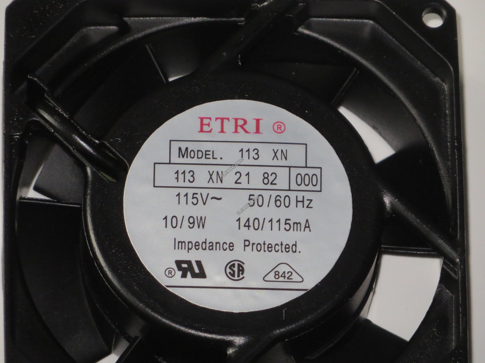 ETRI 99-XM 99XM 99-XM-2182 115V Fan 