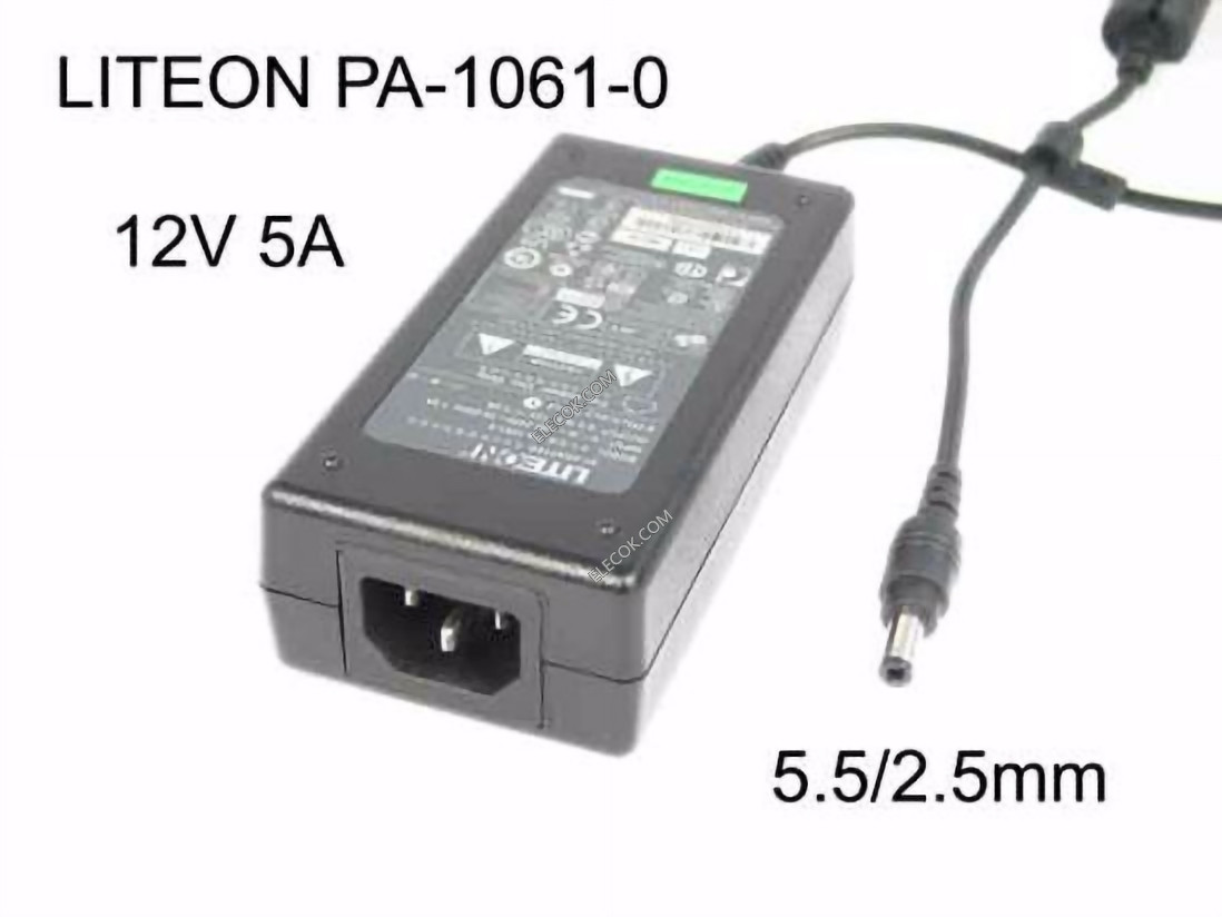 12 V bei 5 Ampere LITEON AC Adapter PA-1061-0 20_07_12_16 Netzgerät 
