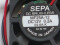 SEPA MF25A-12 12V 0,2A 2wires cooling fan 