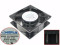 Chiefly CC12038S220H Server - Square Fan 220V0.10A, Alum, sq120x120x38mm, 2W 2-wire 