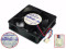 Sanyo Denki 109P0912L406 Server - Quadrat Lüfter sq92x92x25, w80x2x3, 12V 0,07A 2 Drähte 