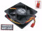 ELINA FAN KDA120825HB6P Servidor - Cuadrado Ventilador -50A, -1, sq80x80x25, w265x3x3, 12V 0,22A 3 Cables 