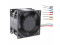 GFM0812DS-SMB7R Delta Electronics 80X56MM 12V DC FAN W/PWM CONTROL 4 Wire Leads per Fan 
