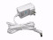 WEEQU WEEQU-1215 AC Adapter 5V-12V 12V 1.5A, 5.5/2.1mm, US 2P Plug, White 