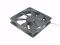 HK VENTILATOR AS12025M12 Server - Vierkant Ventilator sq120x120x25, 2W, DC 12V 0,21A 2 Draden 