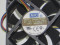 AVC DA06015B12H  PS12, 12V0.24A,  4wires sq60x60x15mm,fan