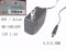 APD / Asian パワーDevices WB-18D12FU, WB-18D12FN AC Adapter 5V-12V 12V 1.5A 5.5/2.5MM, US 2-Pin プラグ, 中古品