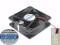 Jamicon JF0825B2S-R Servidor - Quadrado Ventilador 24V0.17A, sq80x80x25mm, 100x2Wx2P 2 Fios 