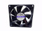 Jamicon JF0825SIURHR Server - Square Fan 12V0.37A, sq80x80x25mm, 2W 2-wire 