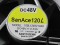 Sanyo 109L1248V1A03 48V 0,33A 4 cable Enfriamiento Ventilador 